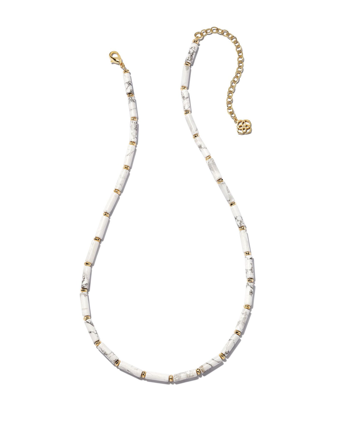 Ember Strand Necklace | White Howlite