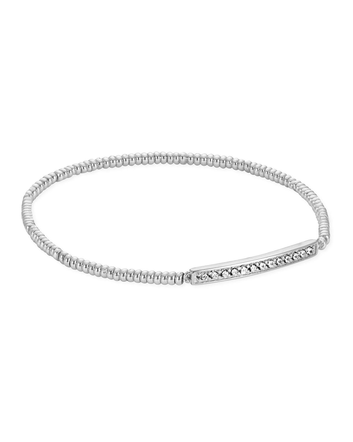 Addison Stretch Bracelet | Silver