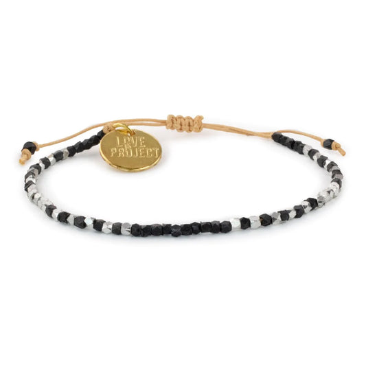 Kali Ombre Bracelet | Black/Silver