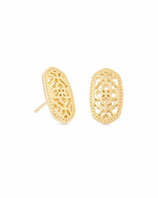 Ellie Earrings | Gold Filigree