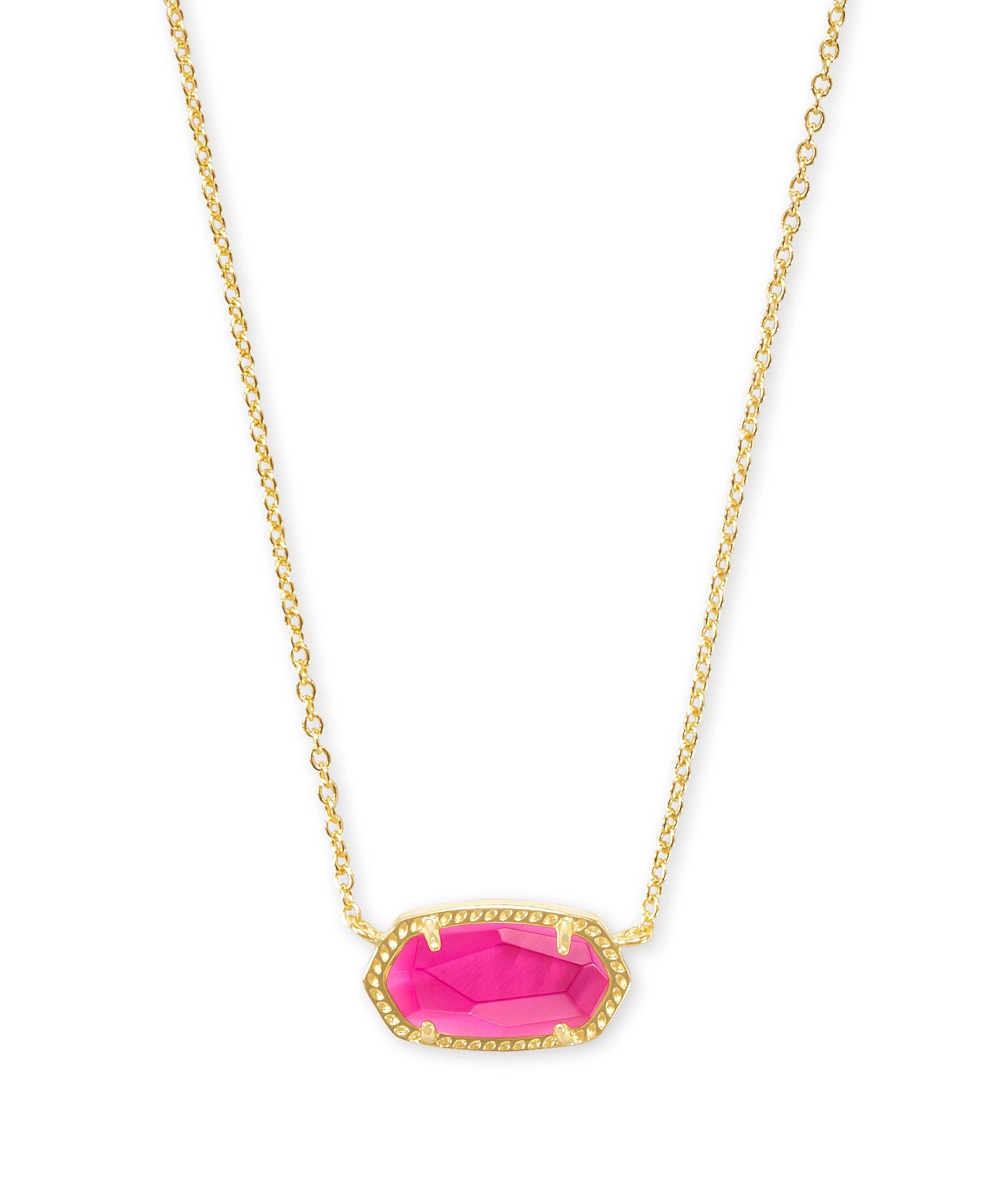 Elisa Necklace | Gold & Azalea Illusion