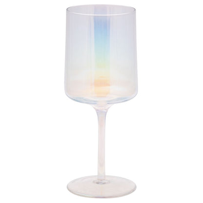 Mid Century Wine Glass | Iridescent