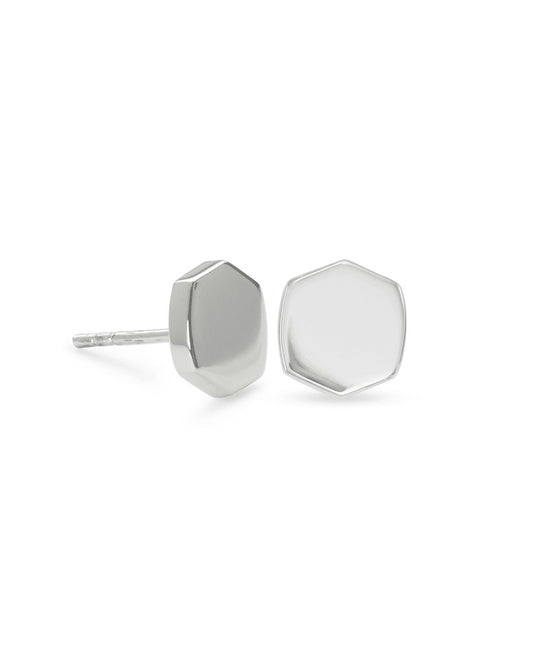 Davis Stud Earrings In Sterling Silver