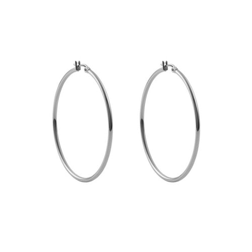 Creole Earring | Valentano Silver 1.96"