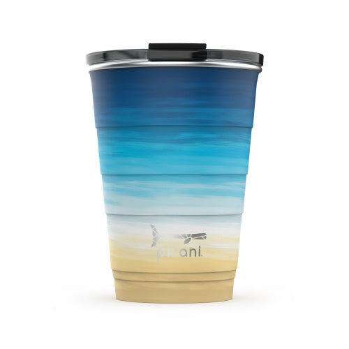 16oz Ombre Stainless Steel Insulated Tumbler | Sand Castle